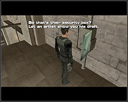 W pomieszczeniu znajdują się schody - Misja 10 Fosters Villa - Sewers | Opis przejścia The Plan - The Plan - poradnik do gry