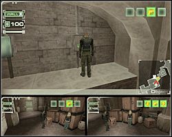 W pobliżu zauważysz półkę, a nad nią skrzynkę - Misja 10 Fosters Villa - Sewers | Opis przejścia The Plan - The Plan - poradnik do gry