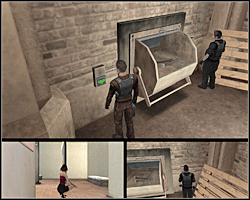 Wróć do miejsca, które kazałem Ci zapamiętać - tego, w którym wpisałeś pierwszy kod wyłączający działko i zrzuć obrazy przez szyb do zrzucania śmieci - Misja 9 Fosters Villa - The house cd. 2 | Opis przejścia The Plan - The Plan - poradnik do gry