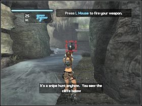 Kolejną podpowiedź gry (skorzystanie z lornetki) możesz chwilowo zignorować - Bolivia - Tiwanaku (2) | Etap 1 | Tomb Raider Legenda - Tomb Raider: Legenda - poradnik do gry