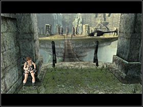 Gdy tylko scenka przerywnikowa się zakończy, zacznij biec przed siebie - Bolivia - Tiwanaku (7) | Etap 1 | Tomb Raider Legenda - Tomb Raider: Legenda - poradnik do gry