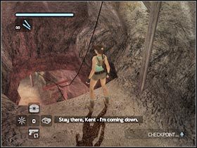 Po chwili załączy się wyjątkowo ciekawa scenka przerywnikowa (#1) - Peru - Return to Paraiso (4) | Etap 2 | Tomb Raider Legenda - Tomb Raider: Legenda - poradnik do gry