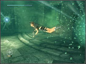 Udana akcja zostanie zwieńczona krótkim filmikiem przerywnikowym (Lara odnajdzie obcas Amandy) - Peru - Return to Paraiso (5) | Etap 2 | Tomb Raider Legenda - Tomb Raider: Legenda - poradnik do gry