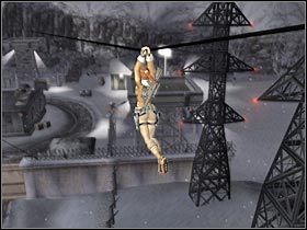 Błyskawicznie skorzystaj z drugiej liny - Kazakhstan - Project Carbonek (2) | Etap 5 | Tomb Raider Legenda - Tomb Raider: Legenda - poradnik do gry