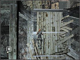 Po opuszczeniu się konstrukcja z powrotem zacznie się podnosić - England - King Arthurs Tomb (2) | Etap 6 | Tomb Raider Legenda - Tomb Raider: Legenda - poradnik do gry