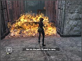 Analogicznie musisz postąpić w przypadku kolejnego korytarza z płomieni - England - King Arthurs Tomb (4) | Etap 6 | Tomb Raider Legenda - Tomb Raider: Legenda - poradnik do gry