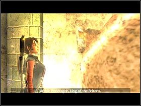 Zwróć uwagę na to, iż otworzyły się wrota prowadzące do tej części grobowca (#1) - England - King Arthurs Tomb (7) | Etap 6 | Tomb Raider Legenda - Tomb Raider: Legenda - poradnik do gry