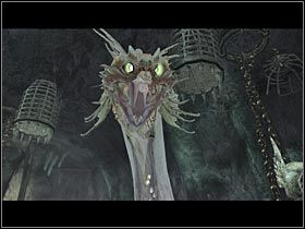 Podstawowa zasada jest taka, iż bossa nie powinieneś nawet próbować bezpośrednio atakować, gdyż nic ci to nie da - England - King Arthurs Tomb (7) | Etap 6 | Tomb Raider Legenda - Tomb Raider: Legenda - poradnik do gry