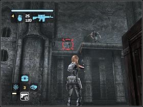 Na okupowany przez wrogów podest nie musisz wskakiwać - England - King Arthurs Tomb (8) | Etap 6 | Tomb Raider Legenda - Tomb Raider: Legenda - poradnik do gry