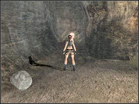 W momencie gdy po raz pierwszy skorzystasz z liny nie wykonuj skoku w stronę przeciwległej półki - Etap 1 Bolivia - Tiwanaku (1) | Sekrety | Tomb Raider Legenda - Tomb Raider: Legenda - poradnik do gry