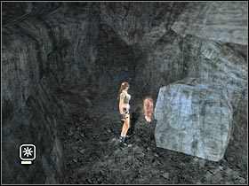 Po pokonaniu pierwszego gostka, który pozostawił po sobie broń nie korzystaj z liny - Etap 1 Bolivia - Tiwanaku (2) | Sekrety | Tomb Raider Legenda - Tomb Raider: Legenda - poradnik do gry