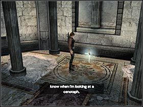 Po dotarciu do sali obróć się w prawo i skorzystaj z harpuna żeby zdobyć brązowy krzyż - Etap 6 England - King Arthurs Tomb (1) | Sekrety | Tomb Raider Legenda - Tomb Raider: Legenda - poradnik do gry