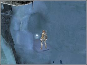 Po dotarciu do wraku zeskocz na półkę, na której znajduje się pierwszy ruchomy fragment - Etap 7 Nepal - The Ghalali Key (1) | Sekrety | Tomb Raider Legenda - Tomb Raider: Legenda - poradnik do gry