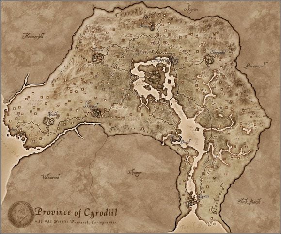 O tak, to wymagało DUŻO wytnij-wklej. - Oblivion: Mapa świata - Wprowadzenie - The Elder Scrolls IV: Oblivion - poradnik do gry