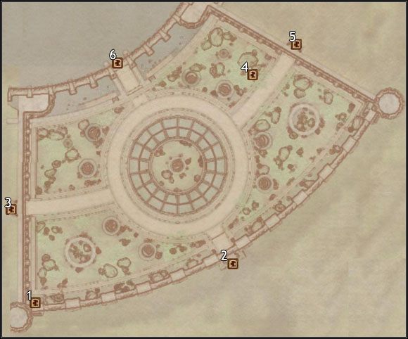 1 - South Watch Tower - Oblivion: Mapa Imperial City Arboretum - The Elder Scrolls IV: Oblivion - poradnik do gry