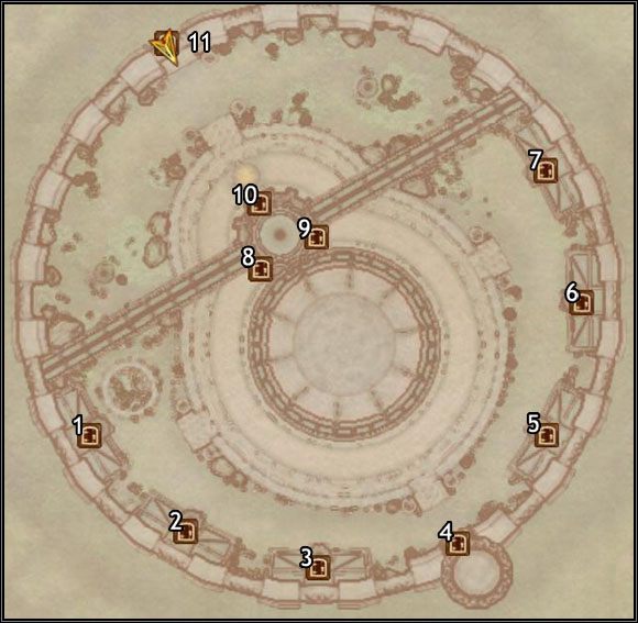 1 - Lustratorium - Oblivion: Mapa Imperial City, the Arcane University - The Elder Scrolls IV: Oblivion - poradnik do gry