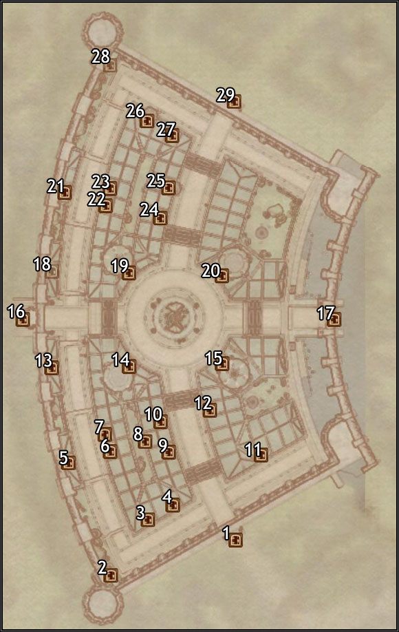 1 - Temple District - Oblivion: Mapa Talos Plaza w Imperial City - The Elder Scrolls IV: Oblivion - poradnik do gry