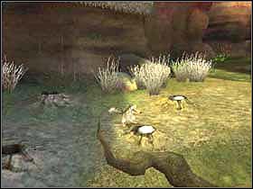 Teraz użyj gejzeru, aby dostać się do pierwszej półki skalnej - MUD BOG 01 - Epoka Lodowcowa 2: Odwilż - poradnik do gry