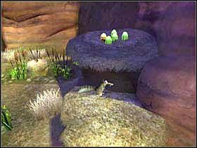 Podejdź do niebieskiego gniazda, zabierz z niego zielone jajo - MUD BOG 02 - Epoka Lodowcowa 2: Odwilż - poradnik do gry