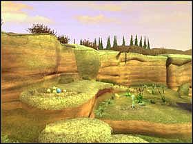 Teraz udaj się do zielonego gniazda, zabierz niepasujące jajo i je również umieść we wskazanym gejzerze - MUD BOG 02 - Epoka Lodowcowa 2: Odwilż - poradnik do gry