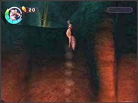 Gdy wielki pająk padnie, odbij się od jego brzucha i przeskocz do szczeliny - MUD BOG 04 - Epoka Lodowcowa 2: Odwilż - poradnik do gry