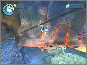 U góry czekają na Ciebie kolejne dwa pająki - SLOTH VILLAGE 03 - Epoka Lodowcowa 2: Odwilż - poradnik do gry