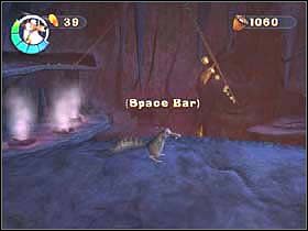 Przeskakując z platformy na platformę, doskocz do miejsca z trampoliną - SLOTH VILLAGE 05 (cz.1) - Epoka Lodowcowa 2: Odwilż - poradnik do gry