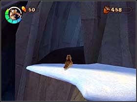 Następnie wskocz na półki skalne i przejdź dalej - GLACIER 03 (cz.1) - Epoka Lodowcowa 2: Odwilż - poradnik do gry