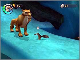 Przejdź przez nią i znajdź kolejny orzech wbity w lód - GLACIER 02 - Epoka Lodowcowa 2: Odwilż - poradnik do gry