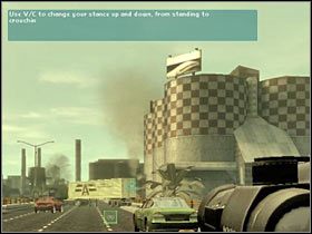 Po chwili na Twoim ekranie pojawi się ikonka oznaczają ilość metrów dzielących Cię od pierwszego celu tej misji - Poradnik do gry - [Misja 01] Contact - cz.1 - Tom Clancys Ghost Recon: Advanced Warfighter - poradnik do gry