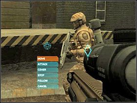 Następny w kolejności będzie Brown (#1) - [Misja 01] Contact - cz.2 | Tom Clancys Ghost Recon Advanced Warfighter - Tom Clancys Ghost Recon: Advanced Warfighter - poradnik do gry