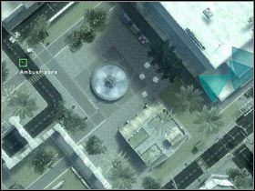 Osobiście proponowałbym ustawić się przy jednym ze słupów (#1), tak aby mieć pełen podgląd na okolicę, ale i jednocześnie móc prowadzić bezpieczny ogień, a także chować się w odpowiednich momentach - [Misja 03] VIP 2 is down - cz.2 | Tom Clancys Ghost Recon Advanced Warfighter - Tom Clancys Ghost Recon: Advanced Warfighter - poradnik do gry