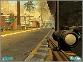 Przed Tobą kilka wąskich, lecz pozbawionych wrogich jednostek - [Misja 03] VIP 2 is down - cz.3 | Tom Clancys Ghost Recon Advanced Warfighter - Tom Clancys Ghost Recon: Advanced Warfighter - poradnik do gry