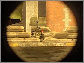 Zaczekaj aż koledzy z ekipy się tu zjawią - [Misja 03] VIP 2 is down - cz.4 | Tom Clancys Ghost Recon Advanced Warfighter - Tom Clancys Ghost Recon: Advanced Warfighter - poradnik do gry