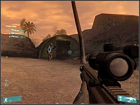 Możesz już skierować się do wejścia prowadzącego do bunkra (#1) - [Misja 04] Strong point - cz.3 | Tom Clancys Ghost Recon Advanced Warfighter - Tom Clancys Ghost Recon: Advanced Warfighter - poradnik do gry