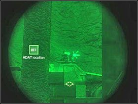 Zacznij ostrożnie przesuwać się w stronę ścieżki prowadzącej do ostatniego celu tej części misji - [Misja 05] Mayday! Mayday! - cz.3 | Tom Clancys Ghost Recon Advanced Warfighter - Tom Clancys Ghost Recon: Advanced Warfighter - poradnik do gry