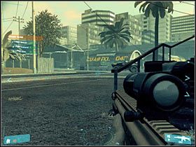 Przede wszystkim, będziesz musiał rozkazać kolegom z drużyny żeby zajęli się gostkami stojącymi przy jednym z wyjść - [Misja 06] Ready for bear - cz.2 | Tom Clancys Ghost Recon Advanced Warfighter - Tom Clancys Ghost Recon: Advanced Warfighter - poradnik do gry