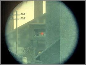 Dopiero teraz możesz pozwolić swoim maszynom rozprawić się z drugim czołgiem, który patroluje kolejną ulicę (#1) - [Misja 06] Ready for bear - cz.9 | Tom Clancys Ghost Recon Advanced Warfighter - Tom Clancys Ghost Recon: Advanced Warfighter - poradnik do gry