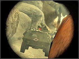 Uważaj ponieważ ścieżka prowadząca na wzgórze będzie pilnowana przez co najmniej kilku terrorystów - [Misja 07] Quarterback - cz.2 | Tom Clancys Ghost Recon Advanced Warfighter - Tom Clancys Ghost Recon: Advanced Warfighter - poradnik do gry