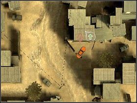 Stopniowo przesuwaj się w stronę oznaczonej przez grę strefy (#1) - [Misja 07] Quarterback - cz.2 | Tom Clancys Ghost Recon Advanced Warfighter - Tom Clancys Ghost Recon: Advanced Warfighter - poradnik do gry