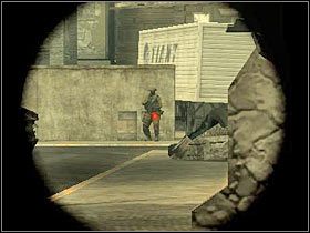 Zacznij przesuwać się w stronę miejsca, w którym walczyłeś z latającą maszyną (#1) - [Misja 07] Quarterback - cz.7 | Tom Clancys Ghost Recon Advanced Warfighter - Tom Clancys Ghost Recon: Advanced Warfighter - poradnik do gry