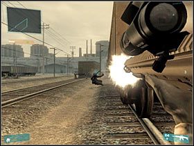 Po dotarciu do skrzyżowania wybierz prawą ścieżkę - [Misja 08] Guardrail IX - cz.4 | Tom Clancys Ghost Recon Advanced Warfighter - Tom Clancys Ghost Recon: Advanced Warfighter - poradnik do gry