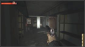 Na piętrze chwilowo nic Ci nie grozi, gdyż przeciwnicy pojawią się dopiero za moment - Weisman Office Building (1) | CHAPTER I | Condemned Criminal Origins - Condemned: Criminal Origins - poradnik do gry