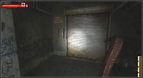Po jego wyeliminowaniu dobądź broni i użyj jej na skrzynce obok rolety/drzwi - Central Metro Station (1) | CHAPTER II | Condemned Criminal Origins - Condemned: Criminal Origins - poradnik do gry
