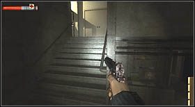 Następnie skieruj się w dalszą drogę, która prowadzi przez schody i podwójne drzwi na ich szczycie - Central Metro Station (1) | CHAPTER II | Condemned Criminal Origins - Condemned: Criminal Origins - poradnik do gry