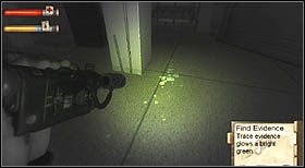 Nieco dalej natkniesz się na ślad rozlanego płynu - Central Metro Station (2) | CHAPTER II | Condemned Criminal Origins - Condemned: Criminal Origins - poradnik do gry