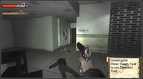 Niestety, w pewnym momencie przeszkodzi Ci opuszczona krata - omiń ją, przechodząc pomieszczeniami po lewej (zaatakują Cię tam wrogowie) - Central Metro Station (2) | CHAPTER II | Condemned Criminal Origins - Condemned: Criminal Origins - poradnik do gry