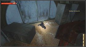 Znajdziesz go zaraz po wyjściu z windy, leży pod dużą niebieską szybą - Sekrety | CHAPTER II | Condemned Criminal Origins - Condemned: Criminal Origins - poradnik do gry