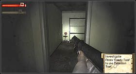 Ostatni fragment płytki możesz zdobyć, wchodząc do małego pokoju na prawo od szafy, którą zmuszony jesteś przesunąć, by dostać się do drzwi - Sekrety | CHAPTER II | Condemned Criminal Origins - Condemned: Criminal Origins - poradnik do gry