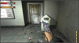 Gdy zwyciężysz, zniszcz wspomniane przed momentem drzwi, używając siekiery - Metro Station Platforms (1) | CHAPTER III | Condemned Criminal Origins - Condemned: Criminal Origins - poradnik do gry